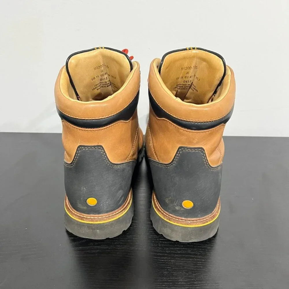 Samuel Hubbard Mt Tam Hiking Boots Mens 11 Brown Leather Vibram M4200-105 - Picture 4 of 8